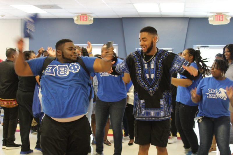 Phi Beta Sigmas in the Cafeteria