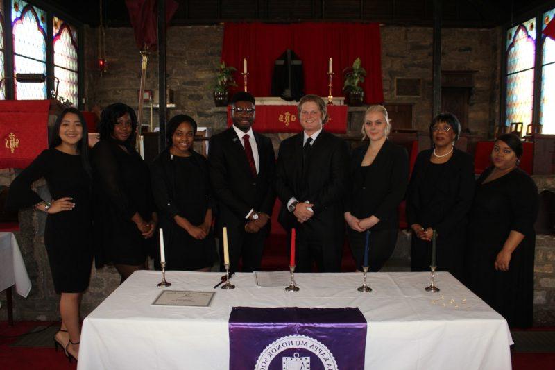 Alpha Kappa Mu Induction Ceremony